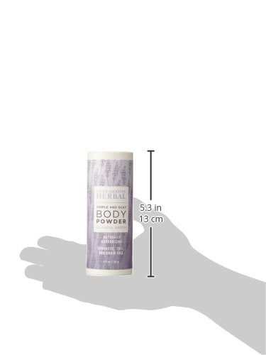 Ora's Amazing Herbal Fragrance Free Body Powder for Women and Men, Unscented Talc and Cornstarch Free Talcum Powder, Waxing, Natural Sugaring, Foot, Dry Shampoo, Made in USA, 2.5 oz