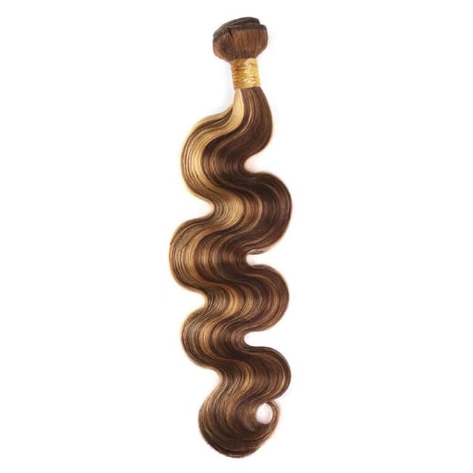 34 Inch P427 Human Hair Bundles Color 4/27 Body Wave Bundles Honey Blonde Single Bundle Brazilian Virgin Hair Extensions