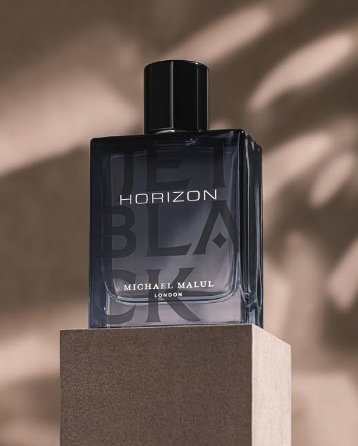 Michael Malul Jet Black Horizon Eau de Parfum for Men - 100ml | 3.4oz (100ml, Jet Black Horizon)