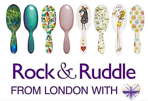 Rock & Ruddle Wide Tooth Comb | Perfect for Detangling Wet Hair and Applying Hair Color - Turtles