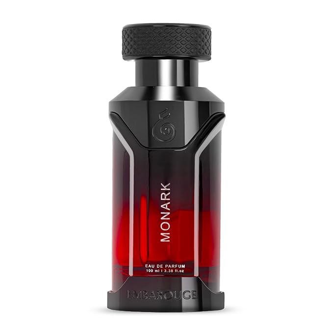 EMBAROUGE MONARK Men's Fragrance | Perfume for Men | Apple Top note | 100 ml pack | 3.4 Fl. Oz. | Spicy and Amber fragrance | Gift for Men | Eau de Parfum EDP