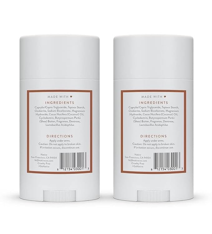 Native Deodorant Contains Naturally Derived Ingredients, 72 Hour Odor Control | Deodorant for Women and Men, Aluminum Free with Baking Soda, Coconut Oil and Shea Butter | Coconut & Vanilla, 2-Pack