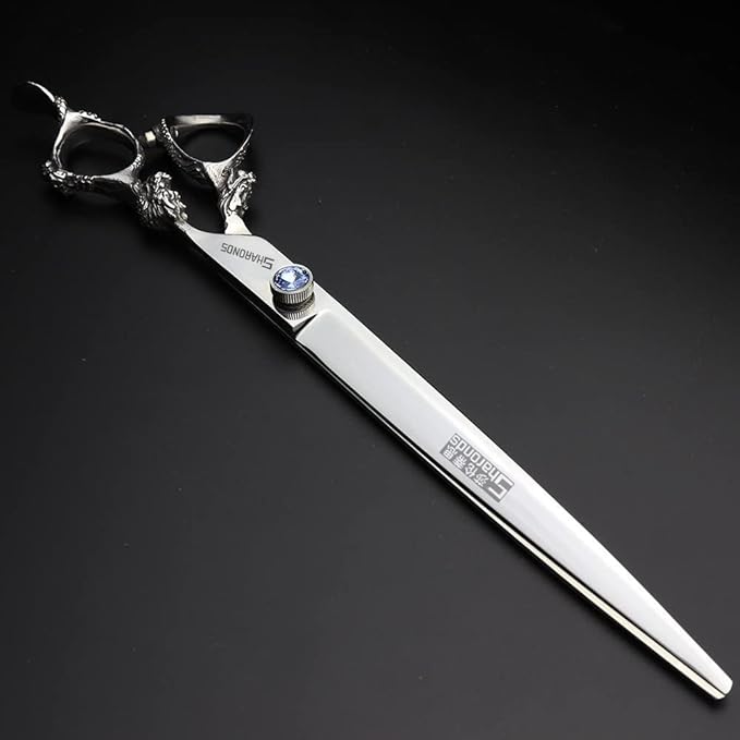 6/7/8/9-inch professional hair clipper set, stainless steel sharp hair clippers, hairdresser specific scissor(9-inch flat shear)