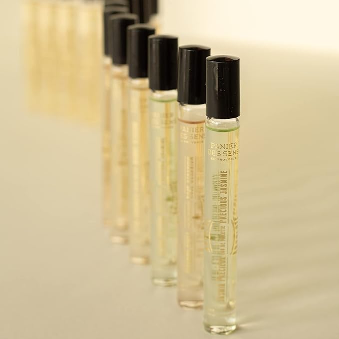 Panier des Sens - Rose Roll-on Eau de Toilette 0.3 Floz β Floral & Feminine Fragrance - Mini Perfume for Women - Parfum Crafted in Grasse, France - Daily Use - Light Travel Perfume