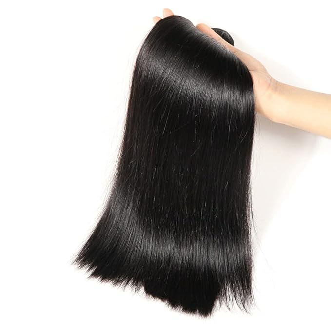 Straight Bundles Natural Black Human Hair Bundles 20 22 24 inch Brazilian Straight Hair Weave Bundle