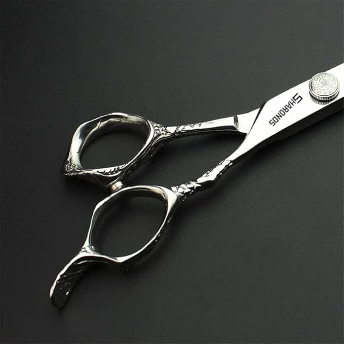 6/7/8 inch Cutting Thinning Styling Tool Rainbow Hair Scissors Professional Hairdresser Hairdresser Scissors Set (8 inch flat)