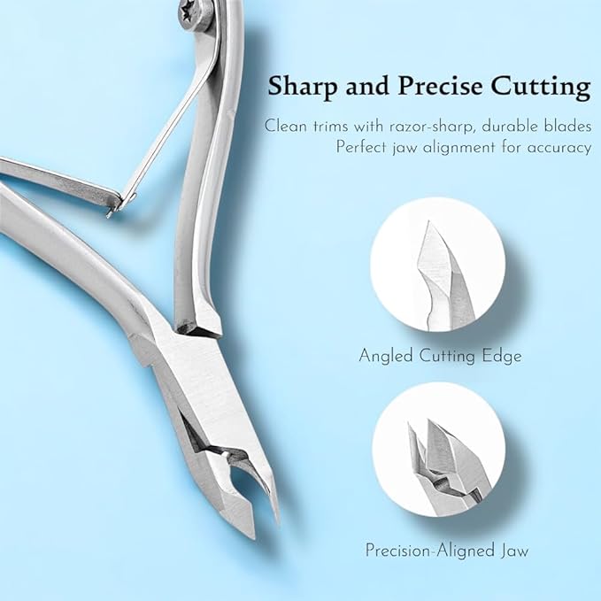 9 in 1 Professional Manicure Pedicure Set - Stainless Steel Nail Clippers, Nano File, Cuticle Nipper, Scissors, Tweezers, Travel PU Leather Case for Men & Women - Gift Ready Brown New