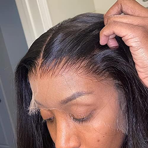 20 Inch 13x6 0.1mm SKINLIKE Ultra Thin Invisible HD Frontal Body Wave Transparent Lace Frontal Closure Melt Into Skin Easily,Pre Plucked With Baby Hair 12A Grade Brazilian Human Hair