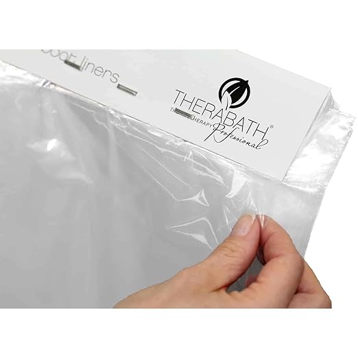 Therabath Disposable Mitt and Boot Liners, for Arthritis and Skin Therapy, Paraffin Wax Liners for Hands and Feet, Use with Insulated Mitts and Boots, for Home and Spa, Made in the USA, 100 Count