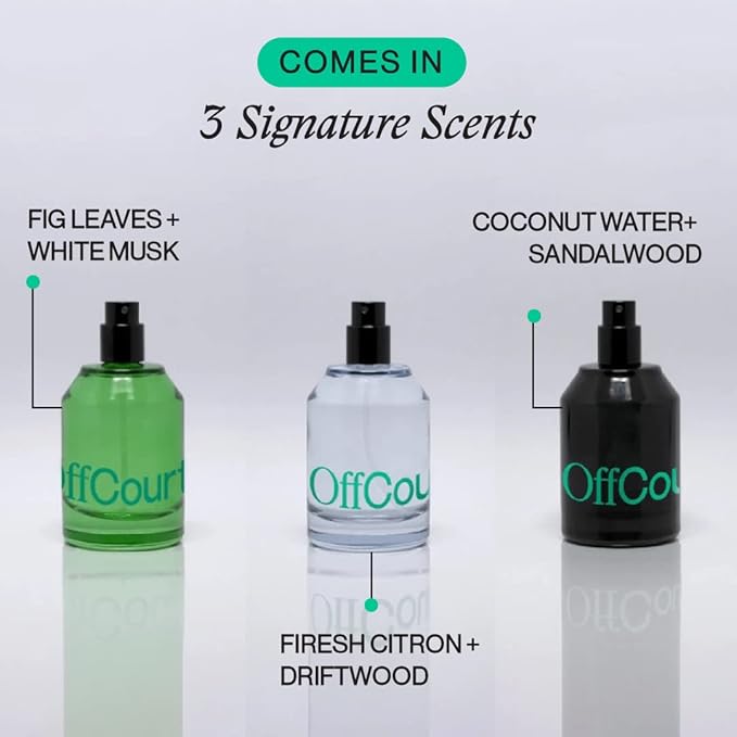 OffCourt Unisex Fragrance – Fig Leaves & White Musk Scent - Cologne for Men & Perfume for Women, Clean Ingredients, Vegan, Cruelty-Free, Made in USA, 1.7 Oz (50ml) TSA-Friendly