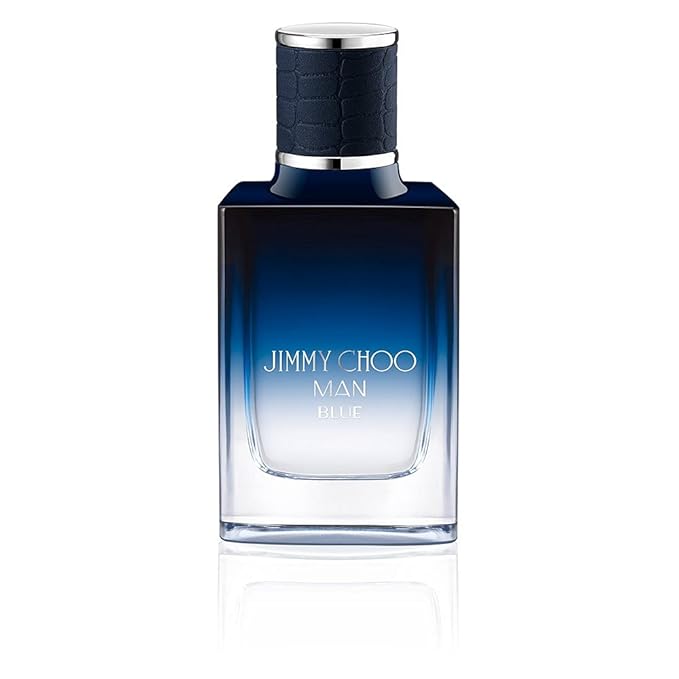 JIMMY CHOO - Man Blue Eau de Toilette - Men's Fragrance - Aromatic Leathery Woody - With notes of Black Pepper, Cypress & Sandalwood - 1.0 Fl Oz