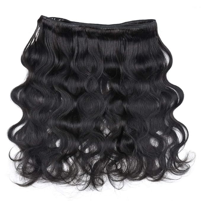 Body Wave Bundles Human Hair 18 18 18 Inch Brazilian Human Hair Bundle Body Wave 3 Bundles Unprocessed Virgin Human Hair Extensions Natural Black 300g