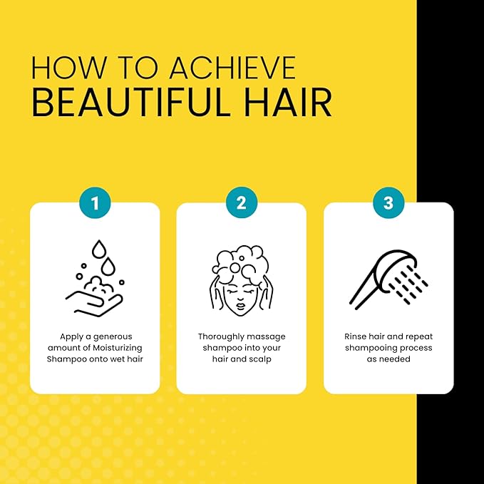 The Hair Diagram - Ashley Marie Moisturizing Shampoo - Natural Cleansing & Strengthening - Restorative Lemon Myrtle Shampoo with Hydrolyzed Wheat Protein - Color Safe - Paraben & Sulfate Free - 12oz