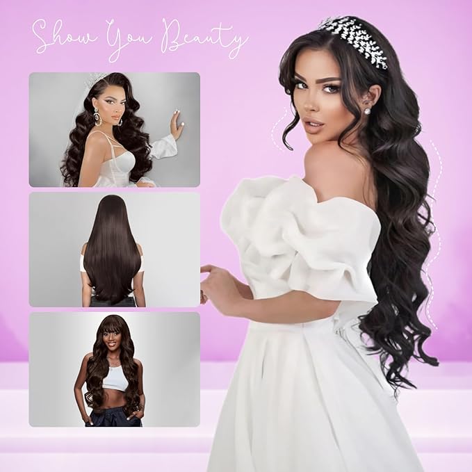 Clip in Hair Extensions Real Human Hair,100% Seamless Invisible Remy Human Hair Silky Straight,Clip Extensions for Women, 8pcs Per Set with Double Weft,2 Dark Brown,22inch 110g/4oz