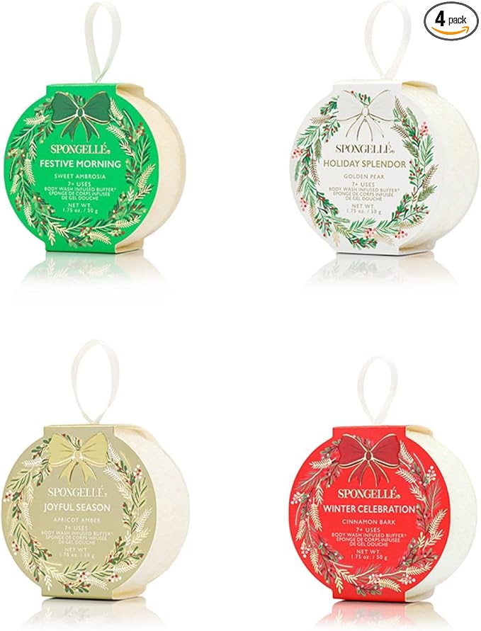 Spongelle Holiday Wreath Assorted Pack