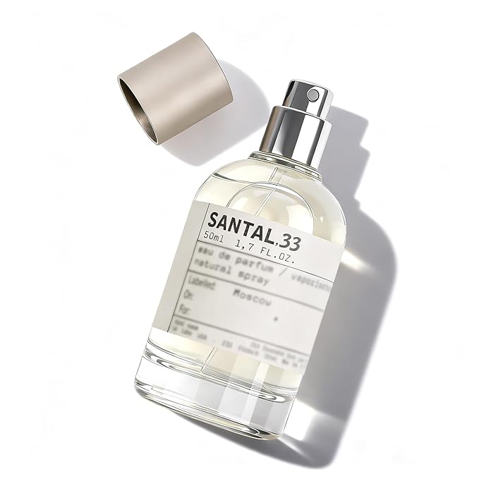 33 SANTAL Perfume,Eau de Parfum Spray,Sandalwood & Iconic Scent of New York Scent for Men & Women,1.7 Fl oz (50ml) Long-Lasting Fragrance