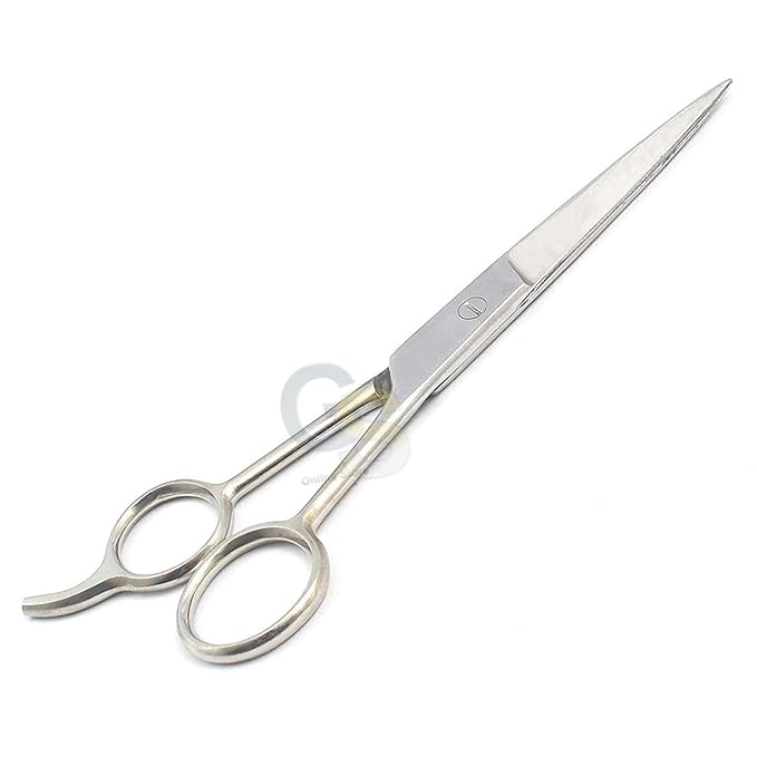 G.S HAIR CUTTING SCISSORS BARBER ICE TEMPERED SHEARS 7.25"