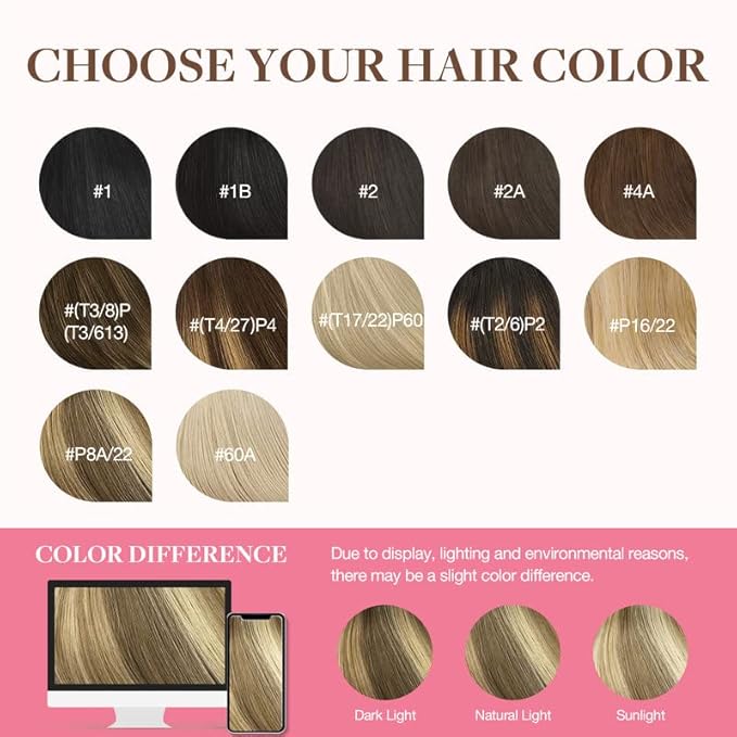 GOO GOO Clip in Hair Extensions Real Human Hair, Remy Human Hair Extensions Clip ins for Women, Natural Human Hair, 14inch 150g 9Pcs, 8A/22 Medium Brown Highlighted Golden Blonde