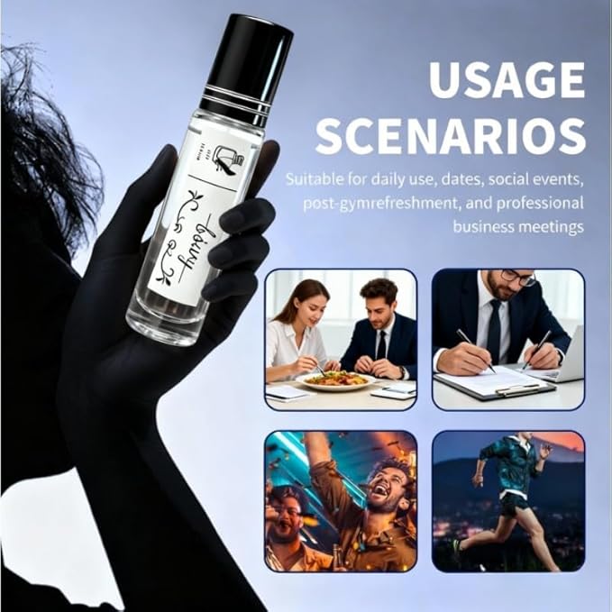 Unisex Perfume - Refreshing Citrus & Woody Eau de Toilette with Lemon, Musk & Spicy Notes - Long Lasting Cologne, Day to Night Fragrance for Daily Use, 0.34 Fl Oz / 10 ml