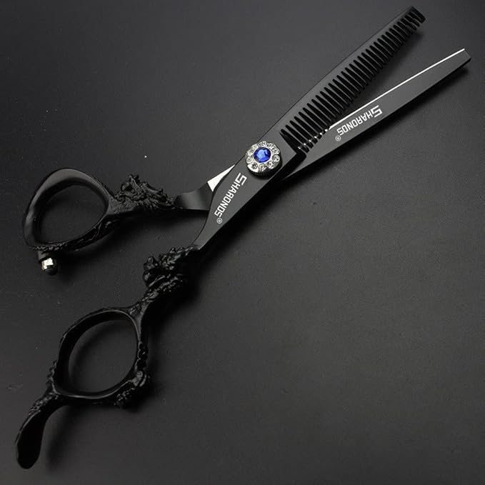 6/7/9-inch professional hair clipper set, stainless steel sharp hair clippers, hairdresser specific scissor (6 inch 2pc)