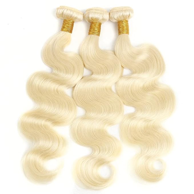 Blonde Bundles Human Hair 613 Body Wave Bundle Human Hair Unprocessed Virgin Remy Hair 3 Bundles 20 20 20 Inch 613 Bundle