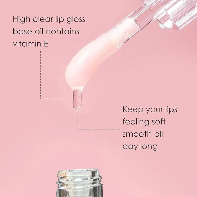 BEAUTY SPF 30 Juicy Lux Hydrating Lip Oil, Deeply Nourishing with Hyaluronic Acid, Coconut Oil, Argan Oil, Shea Butter and Vitamin E, Non-Sticky, SPF Protection Lip Care (Fruity Bliss)