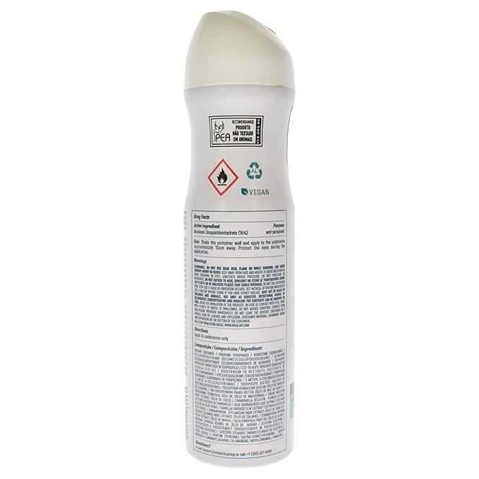 ABOVE Cream Light - 48 Hours Antiperspirant Deodorant for Women - Notes of Passion Fruit - Dry Spray Protects Against Sweat and Body Odor - Delivers Moisturizing Sensations - Alcohol Free - 3.17 oz