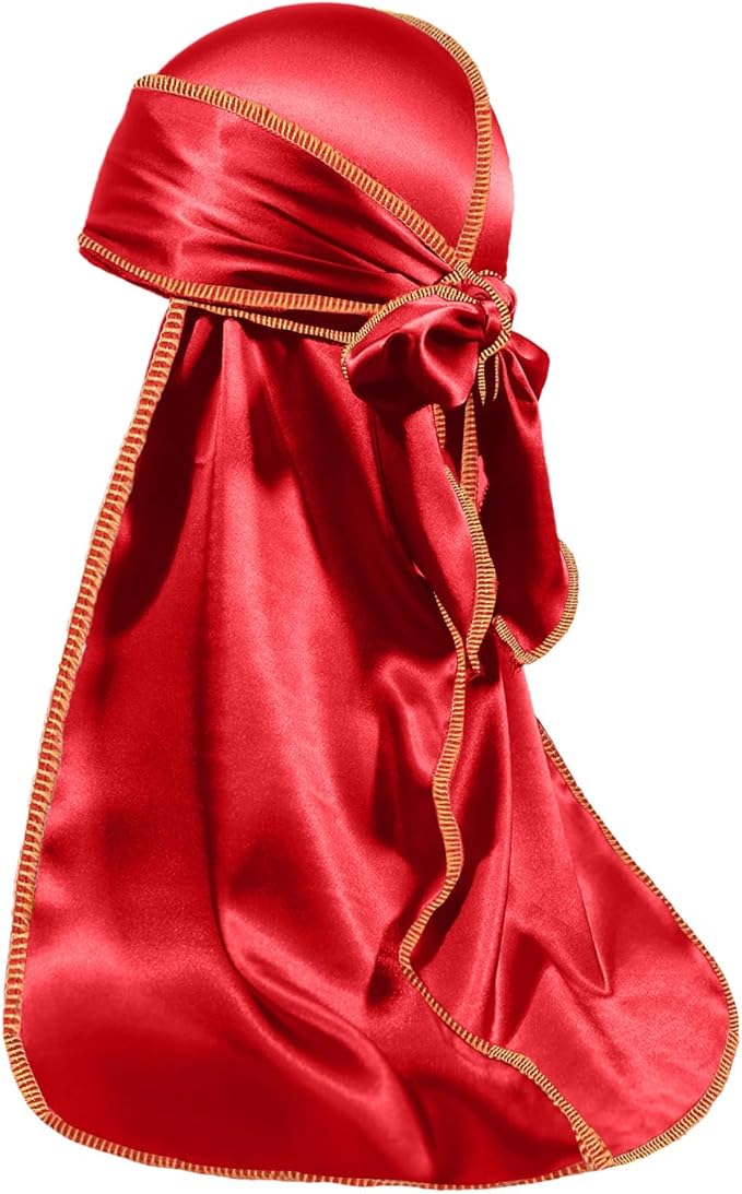 ForceWave Silky Durag for Men Wave Cap Satin Dorag for Men Women 360 Wave