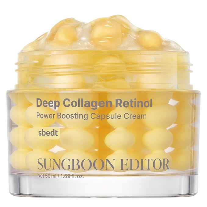 SUNGBOON EDITOR Intensive Collagen Care Trio | for Wrinkles, Skin Tightening, Dry Skin | Silk Peptide Intensive Lifting Ampoule&Retinol Capsule Cream&Deep Collagen Cream In Serum | Christmas Gift Sets