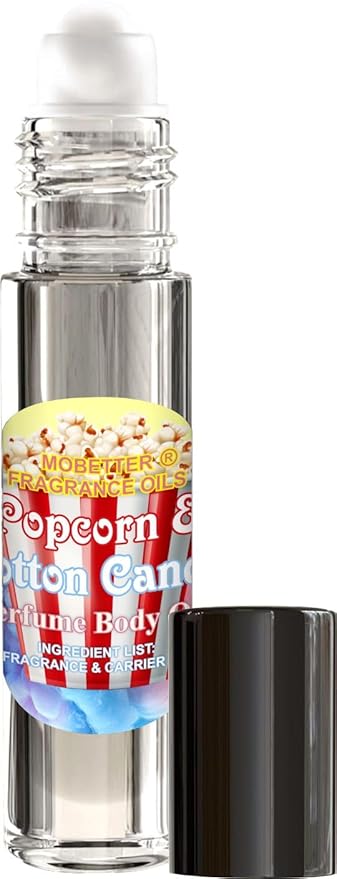 MOBETTER FRAGRANCE OILS Popcorn & Cotton Candy Perfume Body Oil for Unisex