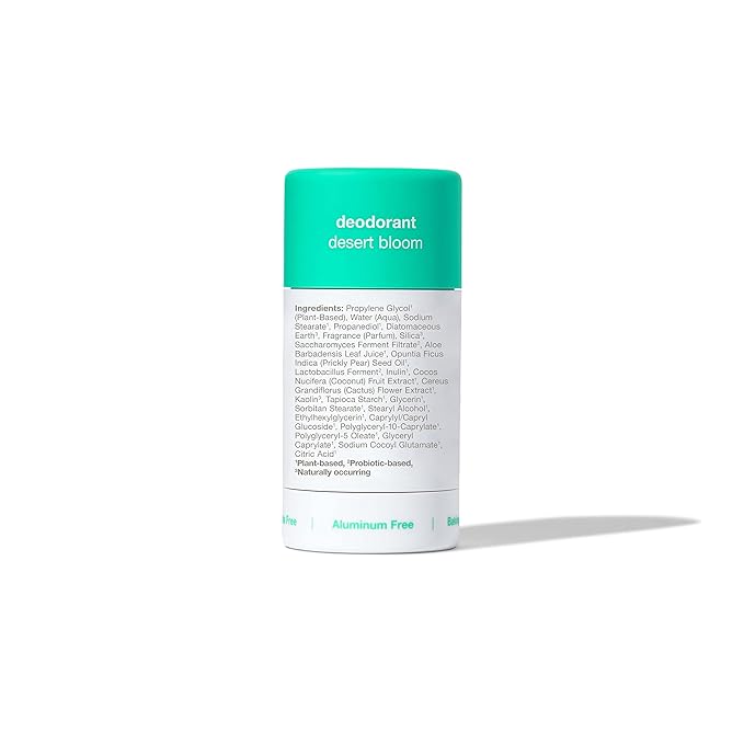 Hume Supernatural Aluminum Free Deodorant for Women & Men - Probiotic and Plant-Based, Long-Lasting Moisture Absorbing - Clean and Effective (Desert Bloom, After Rain & Wild Coral)