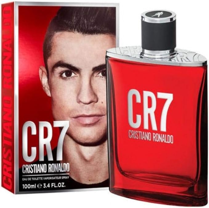 CR7 Cristiano Ronaldo - Eau De Toilette Cologne Scent for Men - Woody, Musky Scent with Lavender, Cardamom, Tobacco, and Cedar - From Cristiano Ronaldo’s Original Men’s Fragrance Collection - 3.4 oz