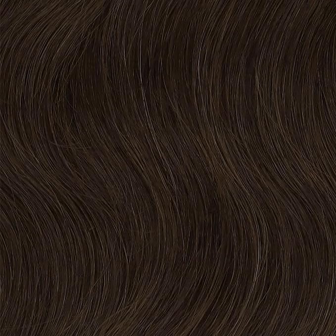 HOTBANANA Seamless Clip in Hair Extensions 20 inch 150g 7pcs Ombre Light Dark Brown Clip in Remy Human Hair Extensions Straight Hair Invisible PU Skin Weft