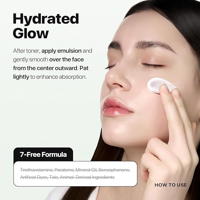 Nature Republic Mild & Moisture Aloe Vera Emulsion – Soothing & Hydrating Facial Moisturizer, Lightweight Non-Sticky Formula, Korean Skincare (5.24 Fl Oz)