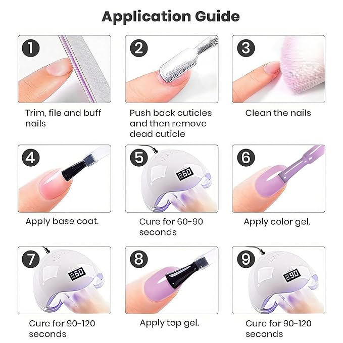 RARJSM Lavender Purple Nude Gel Nail Polish Neutral Sheer Ice Jelly Purple Gel Polish Transparent Nail GelPolish Soak off UV LED Cured for Home Salon DIY Manicure 15ml Single Bottle Summer Color