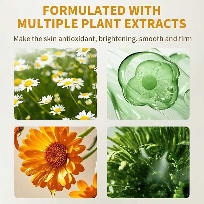 Face Oil with 21.7% ECOCERT Organic Squalane & Vitamin C - Plant-Based, Non-Greasy Facial Oil for Dry, Sensitive Skin - Anti-Aging, Brightening, Gua Sha Oil, 1 fl oz