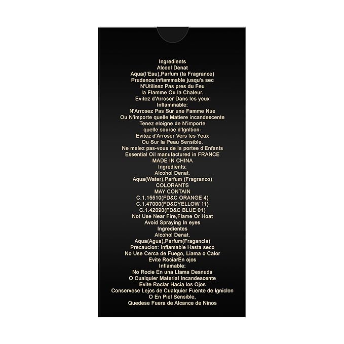 Hybrid & Company Blue Noir For Men Eau De Toilette Vaporisateur Natural Spray 3.4 Fl Oz
