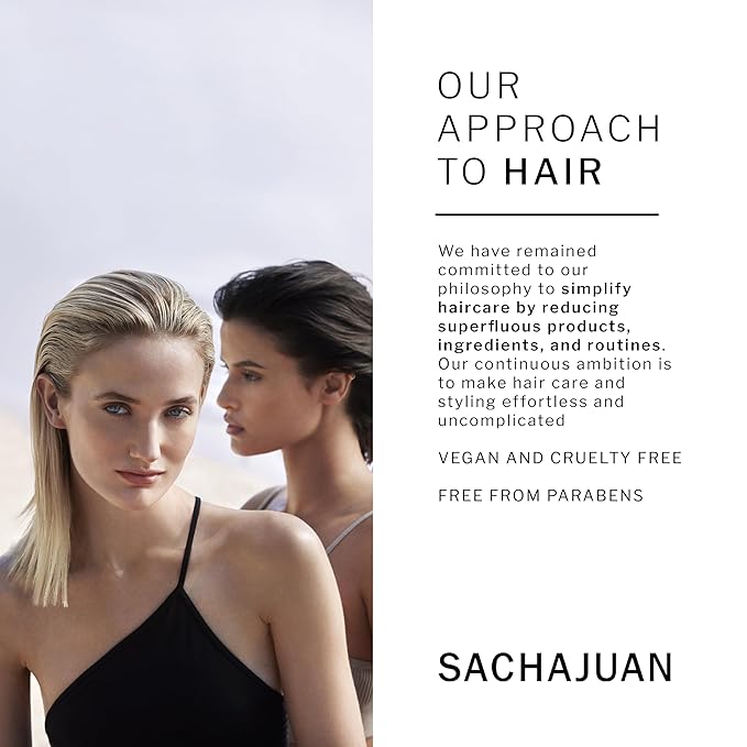 SACHAJUAN Thickening Shampoo and Conditioner Set | Ocean Silk & Thickening Technology to Add Volume and Nourish Hair | Heat & UV Protection | Vegan & Paraben-Free | Set of 2 (8.4 oz)