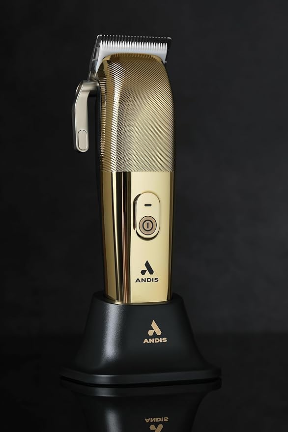 Andis Envy II Cordless Clipper Premium Edition, Professional Lithium-ion Electric Beard & Hair Clipper, Phaze Blade, Cordless, Gold