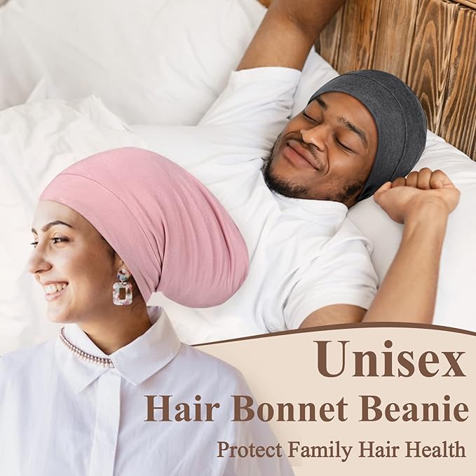 OLESILK Mulberry Silk Bonnet for Sleeping Women, Real Silk, Not Satin Pink