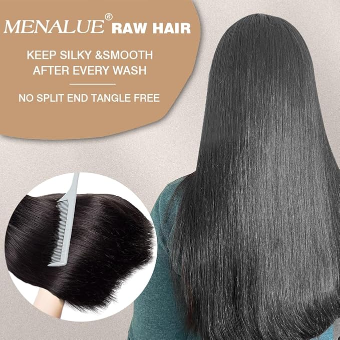 Human Hair Straight Bundles 22 22 22 Inch 16A Raw Vietnamese Virgin Human Hair Bundles Straight 3 Bundles Human Hair Full and Thick Natural Black Color Hair Extensions