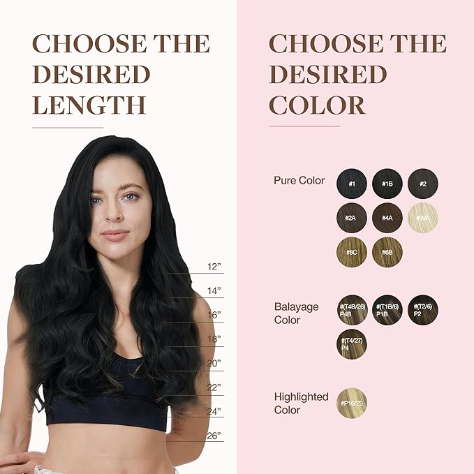 GOO GOO Clip in Hair Extensions Real Human Hair, Remy Human Hair Extensions Clip ins for Women, Natural Human Hair, 24inch 150g 9Pcs, #1 Jet Black