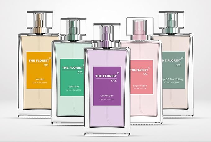 The Florist Co. Eau de Toilette Perfume, Floral Fragrance, Long-Lasting Fresh Scent (Lavender)