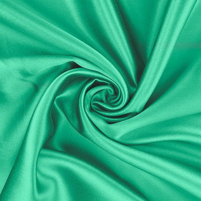 Mulberry Park Silks 100% Pure Silk - 19 Momme Skinny Scrunched Headband, 1 Pack - Prevents Frizz, Reduces Breakage, Gentle On All Hair Types, Hair Accessories - Skinny Scrunched Headband - Emerald