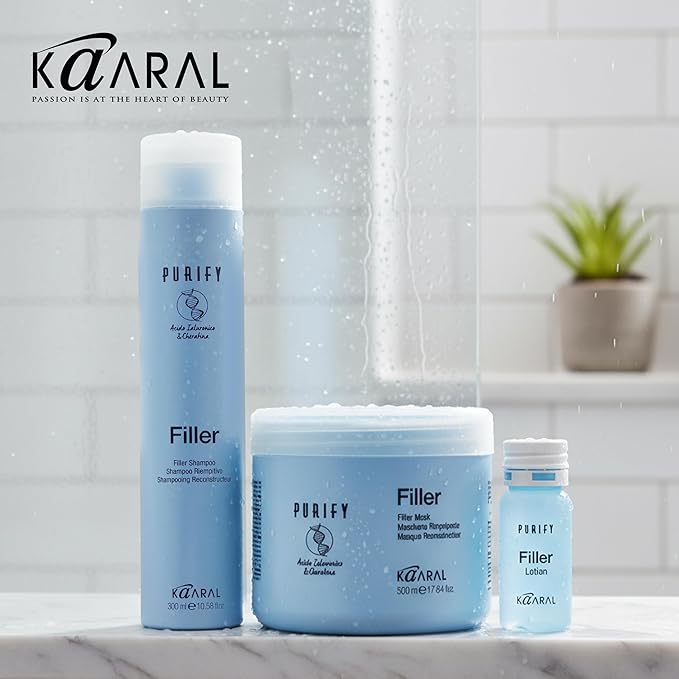 Kaaral Purify Filler Hair Mask - Deep Conditioning and Moisturizing Treatment for Dry, Damaged or Color Treated Hair - Hydrating and Nourishing Formula for All Hair Types - 500ml