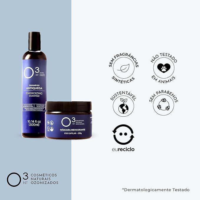 Energizing Shampoo + Revitalizing Mask Kit - High-Performance Natural Treatment - Energizing for Scalp and Fragile Thinning Hair - 10.14 Fl Oz Mask 7.05Fl Oz