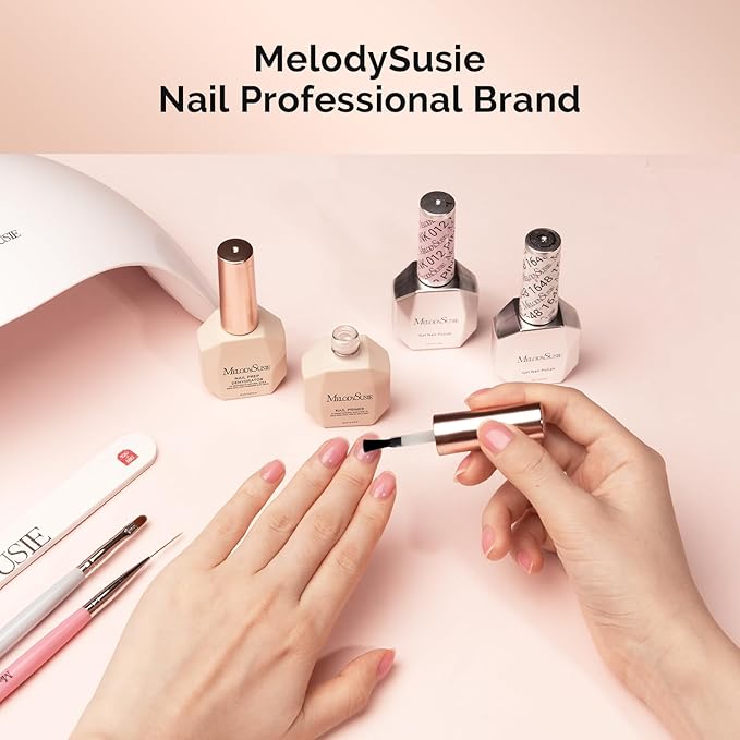 MelodySusie 15ml Nail Primer Acid-Free HEMA Free No Lift Bond for Gel Polish,Acrylic,Dip Nails,Ultra Strong Adhesion,Fast Dry Formula,Professional Nail Prep for Salon & Home Use