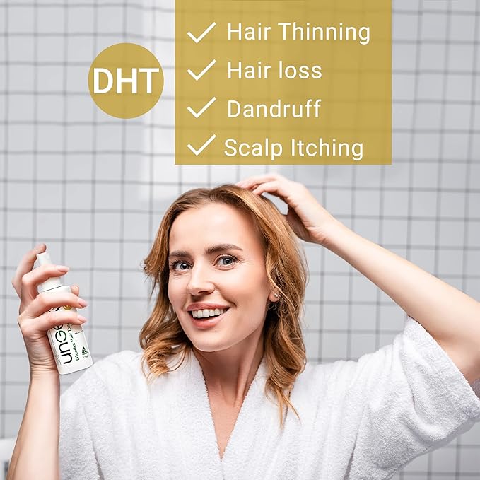 Ungex Demodex Hair Tonic | Herbal Leave-In Spray for Scalp & Hair Care | Natural Formula | DHT