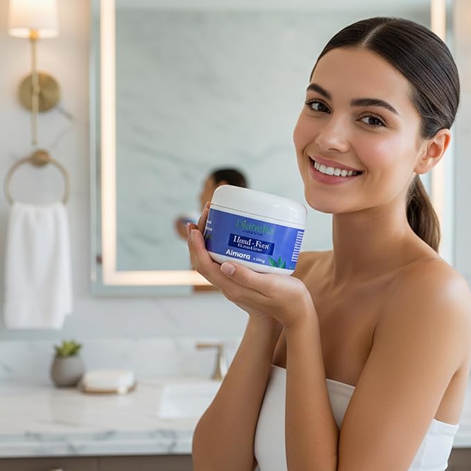 Natural Hand/Foot/Nail Cream. Organic ingredients, moisturizing, and skin nourishing. Raspberry Scent. (4oz)