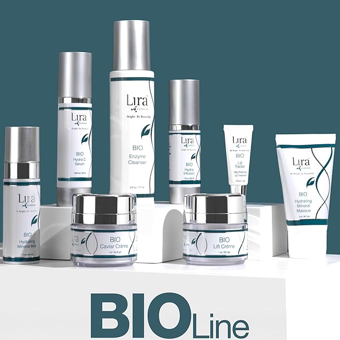 Lira Clinical BIO Hydrating Mineral Mist - Face Mist Hydrating Spray with Plant Stem Cells - Calming & Glowing Facial Mist - 2 Ounce